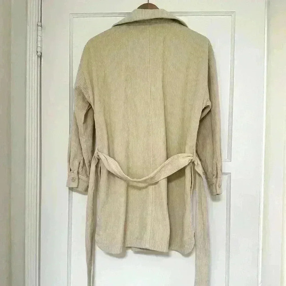 Rachel Pally corduroy Indy Jacket Overshirt in parchment beige cream work shirt - Picture 12 of 14